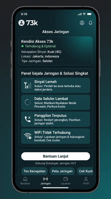 Link Alternatif 73k untuk Pengguna Android Indonesia