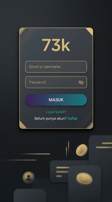 Masuk Akun 73k untuk Pengguna Android