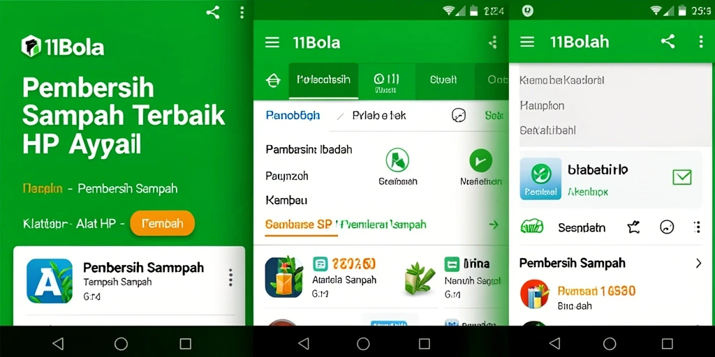 Antarmuka aplikasi 11BOLA yang intuitif dan ramah pengguna.