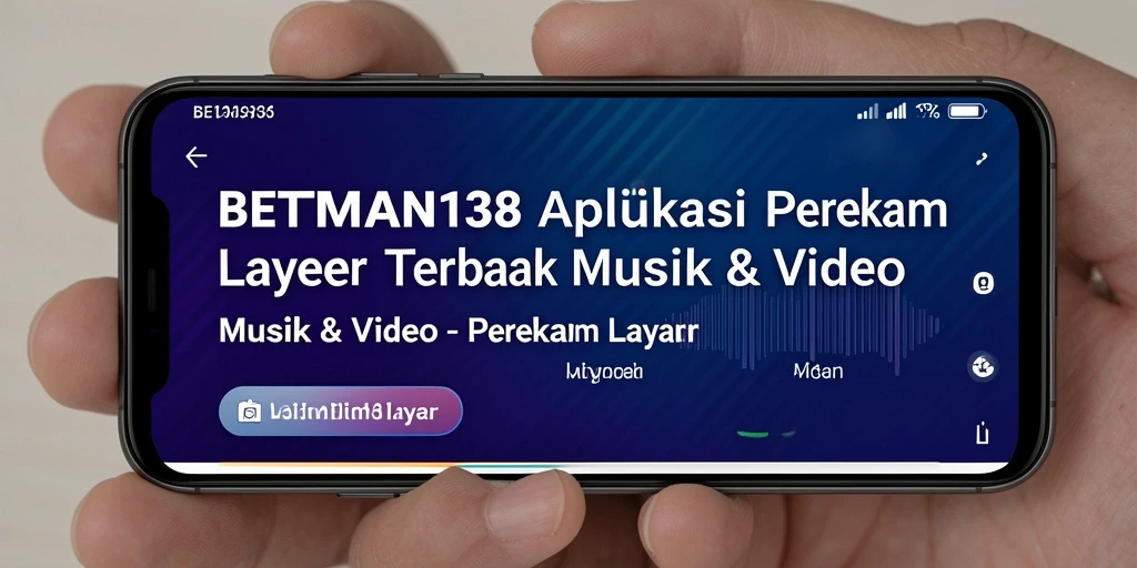 Tampilan antarmuka BETMAN138 untuk perekaman layar yang mudah digunakan.