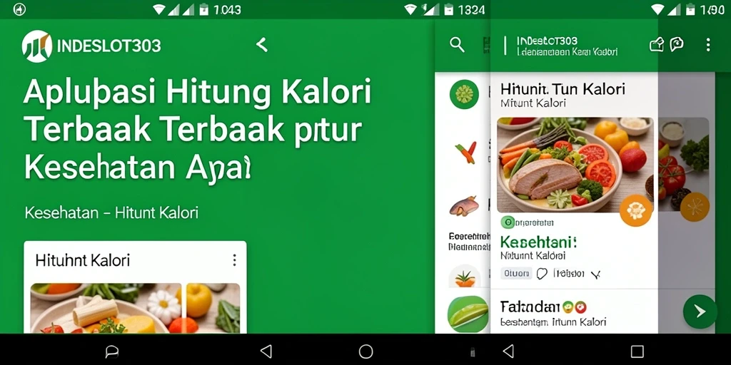 Tampilan antarmuka utama INDESLOT303 yang memudahkan Hitung Kalori.
