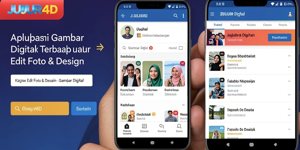 Antarmuka modern dari JUJUR4D yang memudahkan pengguna.