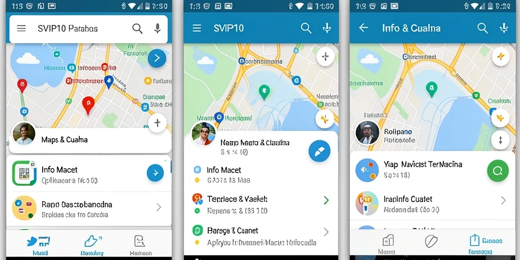 Antarmuka aplikasi SVIP10 menampilkan informasi kemacetan secara real-time.
