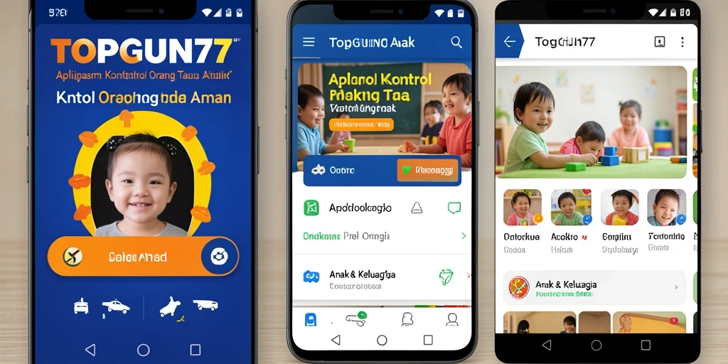Tampilan antarmuka TOPGUN77 yang sederhana dan informatif.